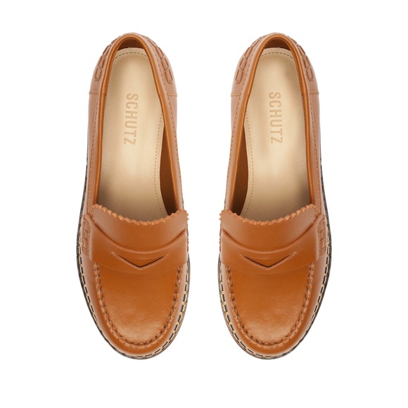 Schutz Christie Tan loafers - Picture 2 of 5